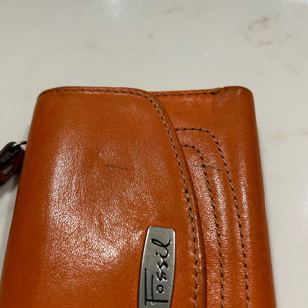 Fossil leather wallet - Picture 3 of 13